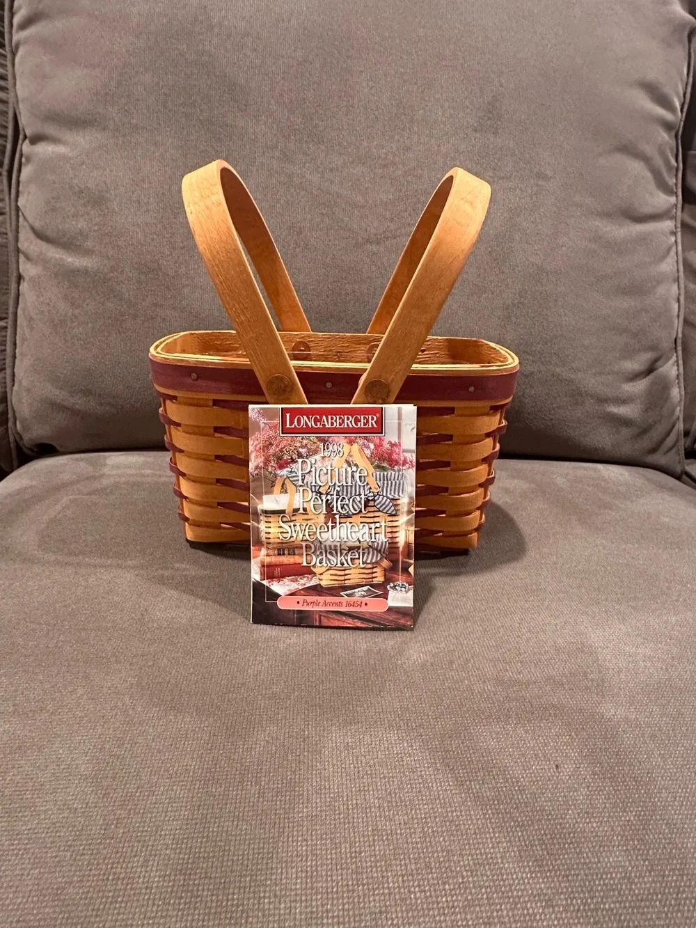 Longaberger handwoven basket